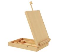 Vinsetto Cavalletto Artistico in Legno Regolabile in Altezza e Angolazione