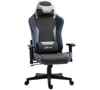Vinsetto Sedia da Gaming Ergonomica, Poggiatesta e Altezza Regolabile, Blu