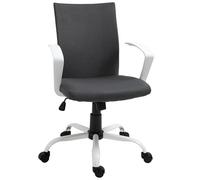 Vinsetto Sedia da Ufficio Ergonomica e Girevole con Altezza Regolabile, 61x61x89-99 cm, Grigio Scuro Aosom Italy