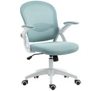 Vinsetto Sedia da Ufficio Ergonomica e Regolabile con Schienale a Rete Rosa