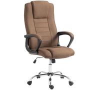 Vinsetto Sedia da Ufficio Ergonomica Girevole, Sedile Largo, Marrone