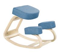 Vinsetto Sedia Inginocchiatoio Design Ergonomico con Cuscino Imbottito Blu