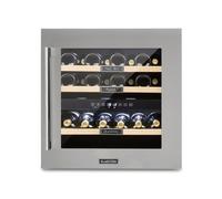 Klarstein Vinsider 36 Frigorifero per Vini 2 Zone 5-22°C 94l Acciaio Inox