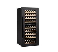 Klarstein Vinsider Duo - Frigorifero per vini | 79 bottiglie | 2 zone di raffreddamento | Protezione UV | 9 ripiani | Touch