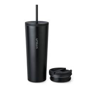VINSUN Tazza Termica con Cannuccia 720ml - Acciaio Inox, Prova di Perdite, Isolamento a Doppia Parete - Termos Caffè con Due Coperchi per Viaggio, Auto, Ufficio, Scuola