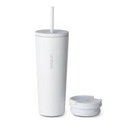 VINSUN Tazza Termica con Cannuccia 720ml - Acciaio Inox, Prova di Perdite, Isolamento a Doppia Parete - Termos Caffè con Due Coperchi per Viaggio, Auto, Ufficio, Scuola