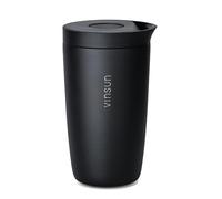 VINSUN Tazza Termica da Caffè e Tè 350ml - A Prova di Perdite, Doppia Parete, Senza BPA, Acciaio Inox, Bevande Calde e Fredde - Tazza da Viaggio per Auto, Scuola
