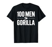 Vintage 100 Uomini contro 1 Gorilla 100 Gli uomini sono più grandi del Gorilla Maglietta
