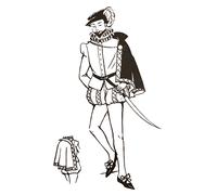 Vintage 1500s Style Motivo,Tudor Costume,Doublet & Tubo,Signore Walter Raleigh