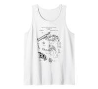 Vintage 1890 Gun Cool Retro Diagram Graphic Canotta