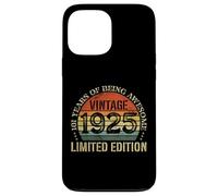 Vintage 1925 Edizione Limitata 101° Compleanno 101 Anni Custodia per iPhone 13 Pro Max