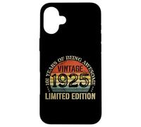 Vintage 1925 Edizione Limitata 101° Compleanno 101 Anni Custodia per iPhone 16 Plus