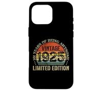 Vintage 1925 Edizione Limitata 101° Compleanno 101 Anni Custodia per iPhone 16 Pro Max