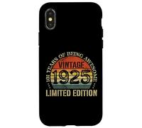 Vintage 1925 Edizione Limitata 101° Compleanno 101 Anni Custodia per iPhone X/XS