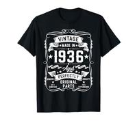 Vintage 1936 89 Years Old Gifts for Men 89yr 89th Birthday Maglietta