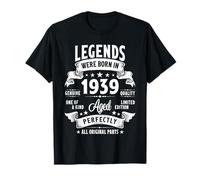 Vintage 1939 86 Year Old Gifts For Men Women 86th Birthday Maglietta