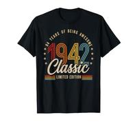 Vintage 1942 84th Birthday 84 yr Classic Limited Edition Men Maglietta