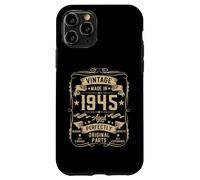 Vintage 1945 80 Years Old Gifts for Men 80yr 80th Birthday Custodia per iPhone 11 Pro