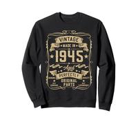 Vintage 1945 80 Years Old Gifts for Men 80yr 80th Birthday Felpa