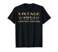 Vintage 1951 Auto D'epoca Per Il 75° Compleanno Maglietta