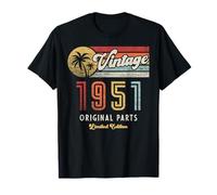 Vintage 1951 Parti Originali Palme Per Il 75° Compleanno Maglietta