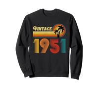 Vintage 1951 Regalo di Compleanno per Uomo Donna 75 Anni Retro Palm Felpa