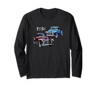 Vintage 1954 Pick Up Truck, Classic American Truck Art Maglia a Manica