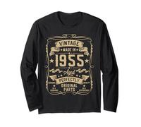 Vintage 1955 70 Years Old Gifts for Men 70yr 70th Birthday Maglia a Manica