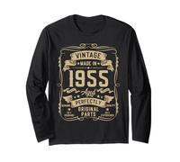 Vintage 1955 70yr 70th Birthday Gifts for Men 70 Years Old Maglia a Manica