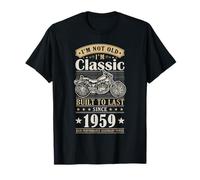 Vintage 1959 Birthday Classic Biker for Legends Born in 1959 Maglietta