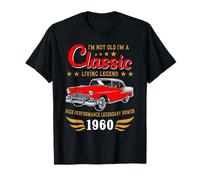 Vintage 1960 Birthday Classic Car for Legends Born in 1960 Maglietta