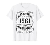 Vintage 1961 65yr 65th Birthday Gifts for Men 65 Years Old Maglietta