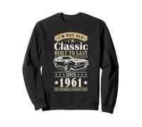 Vintage 1961 Birthday Classic Car for Legends Born in 1961 Felpa