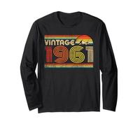 Vintage 1961 Classic 1961 Vintage Year Men Women Birthday Maglia a Manica