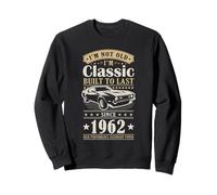 Vintage 1962 Birthday Classic Car for Legends Born in 1962 Felpa