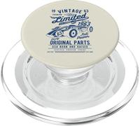Vintage 1963 compleanno auto da corsa nato 1963 compleanno design PopSockets PopGrip per MagSafe