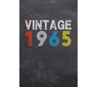 Vintage 1965: 60 Year Old 60th Birthday Gifts Journal for Writing, Size 6" x 9", 120 Pages