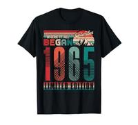 Vintage 1965 Where It All Began Retro Sunset September Maglietta
