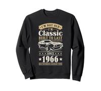 Vintage 1966 Birthday Classic Car for Legends Born in 1966 Felpa