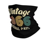 Vintage 1966 Original Parts Ghetta da Collo Unisex Decorazione Facciale Lavabile Bandana per Ciclismo Arrampicata Escursionismo 26X30CM