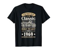 Vintage 1969 Birthday Classic Biker for Legends Born in 1969 Maglietta
