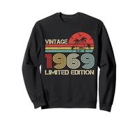 Vintage 1969 Limited Edition Retro Year Vintage Birthday Felpa