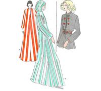 Vintage 1970s Motivo - Caftano Abito O Top - Busto =82.5cm - 107cm (83cm -107cm)