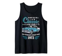 Vintage 1972 Birthday Classic Car for Legends Born in 1972 Canotta