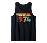 Vintage 1974 Classic Year 1974 Birth of Birthday Vintage Canotta