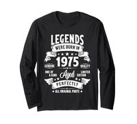 Vintage 1975 50 Year Old Gifts For Men Women 50th Birthday Maglia a Manica