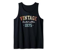Vintage 1975 Limited Edition 50-Year-Old Gifts 50th Birthday Canotta