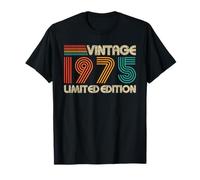 Vintage 1975 Limited Edition Classic 1975 Men Women Vintage Maglietta