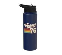 Vintage 1976 Birthday Stainless Steel Insulated Water Bottle
