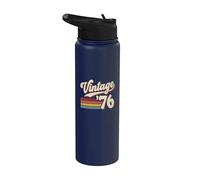 Vintage 1976 Birthday Stainless Steel Insulated Water Bottle